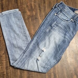 Refuge Light Blue Straight Leg Jeans